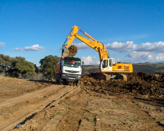 Excavadora Liebherr